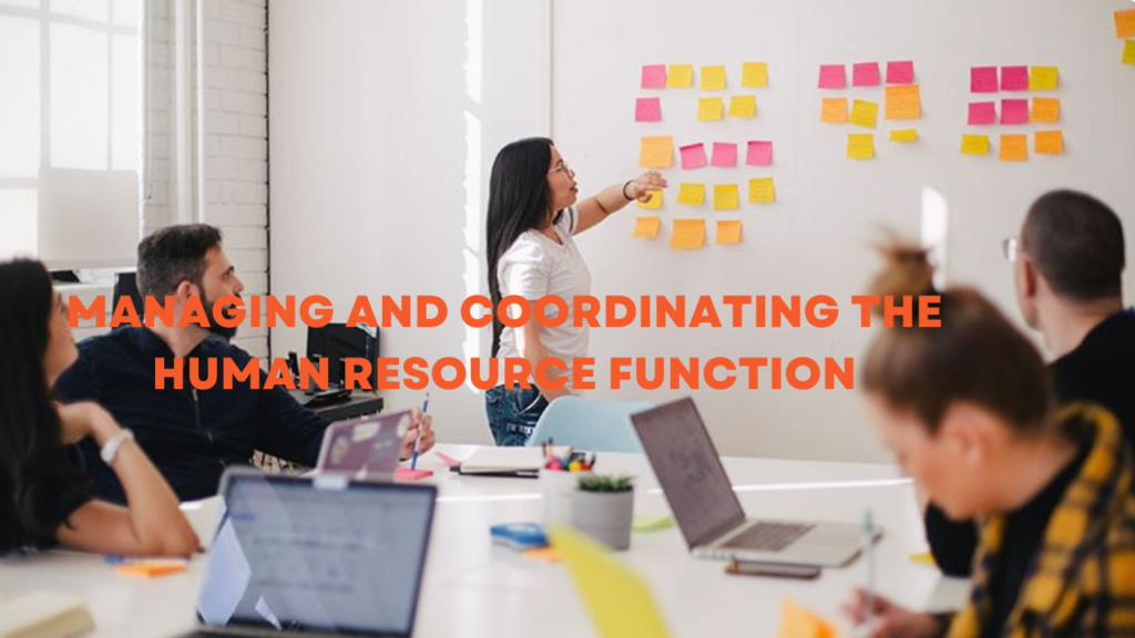5HRF Managing and Coordinating the Human Resource Function